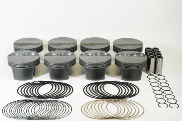 Mahle - Mahle MS Piston Set SBF 428ci 4.125in Bore 4.000in Stroke 6.25in Rod .927 Pin -6.5cc 12.1CR Set of 8 - 930245225