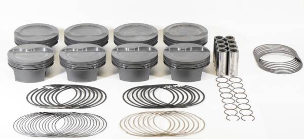 Mahle - Mahle MS Piston Set SBF Inv 364cid 4.125in Bore 3.400stk 5.400in Rod .927 Pin -16cc 9.4 CR Set of 8 - 930247925