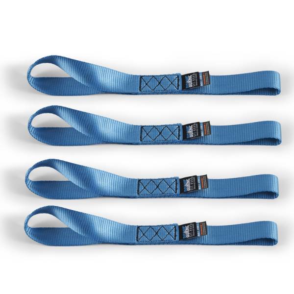 Mishimoto - Mishimoto Soft Loop Tie-Down Straps (4-Pack) Blue - BNRTC-SLP-4BL