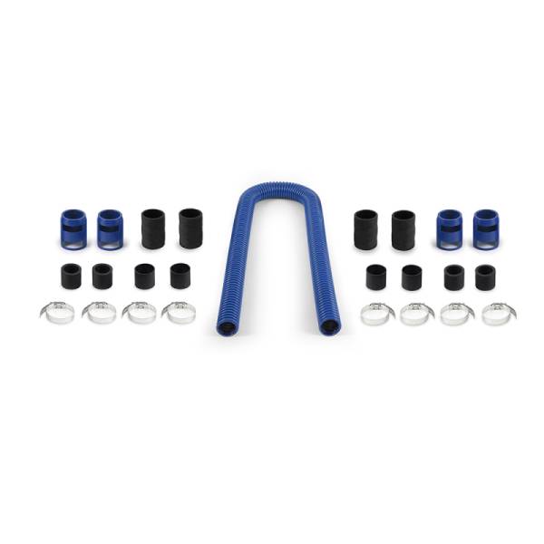 Mishimoto - Mishimoto Universal Flexible Radiator 48in Hose Kit - Blue - MMAH-U48BL