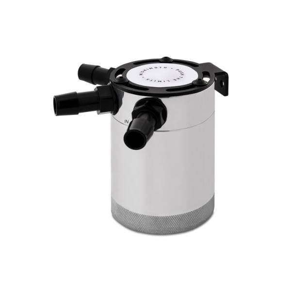 Mishimoto - Mishimoto Compact Baffled Oil Catch Can - 3-Port - Polished - MMBCC-CBTHR-P