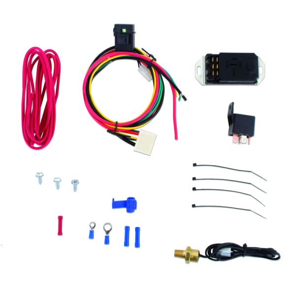 Mishimoto - Mishimoto Adjustable Fan Controller Kit - 1/8in NPT Style Temp Sensor - MMFAN-CNTL-U18NPT