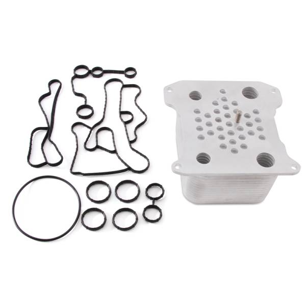 Mishimoto - Mishimoto 08-10 Ford 6.4L Powerstroke Replacement Oil Cooler Kit - MMOC-F2D-08