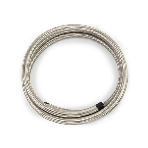Mishimoto - Mishimoto 10Ft Stainless Steel Braided Hose w/ -4AN Fittings - Stainless - MMSBH-04120-CS