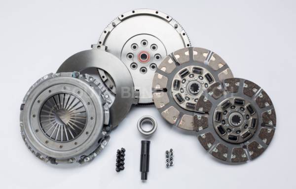 South Bend Clutch - South Bend Clutch 04-07 Ford 6.0L ZF-6 Street Dual Disc Ford/Cummins Conv Clutch Kit - FCSDD3250-6.0