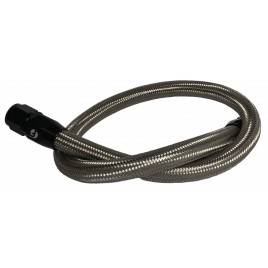 Fleece Performance - Fleece Performance 39.50 Inch 12 Valve Cummins Coolant Bypass Hose Stainless Steel Braided - FPE-CLNTBYPS-HS-12V-SS