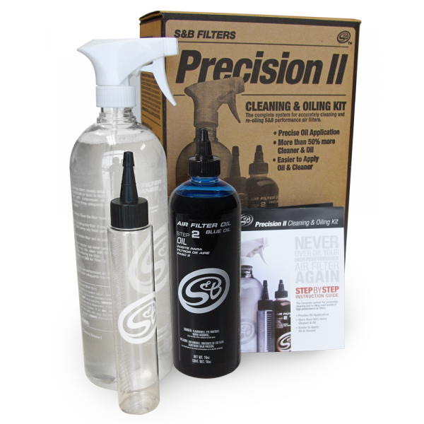 S&B - S&B Cleaning Kit For Precision II Cleaning and Oil Kit Blue Oil Oiled - 88-0009