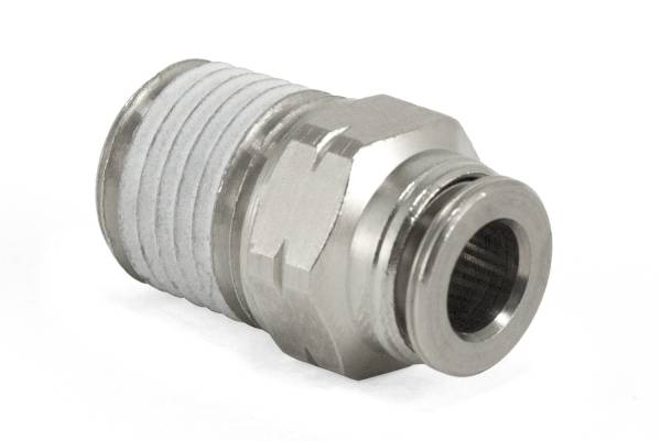 Air Lift - Air Lift Connector, 1/4MNPT - 1/4"PTC" - 21807