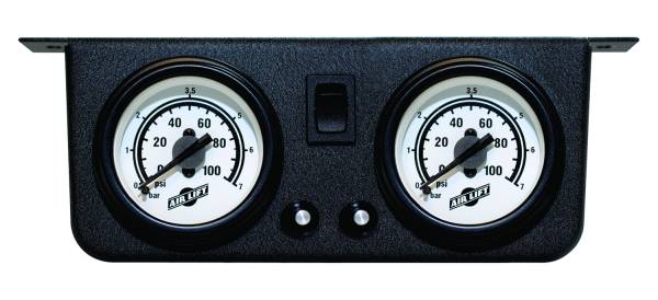 Air Lift - Air Lift Dual Gauge Panel Assembly - 26159