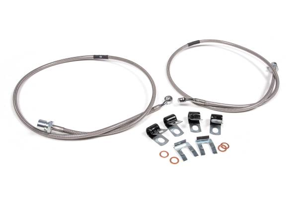 BDS Suspension - BDS Suspension 13 3500/14 2500 Ram SS Front Brake Lines - BDS102003