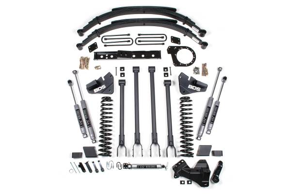 BDS Suspension - BDS Suspension 17-19 Super Duty 6in Long arm  with leafs - Diesel engine - BDS1529H