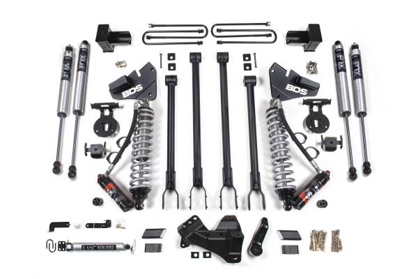 BDS Suspension - BDS Suspension 2020-2022 Ford F350 Dually 4wd 4in. 4-Link Suspension Lift Kit - BDS1565FPE