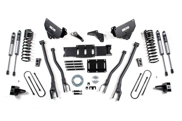 BDS Suspension - BDS Suspension 13-18 Ram 3500 5.5/5 4-Link System - Gas - BDS1608FS