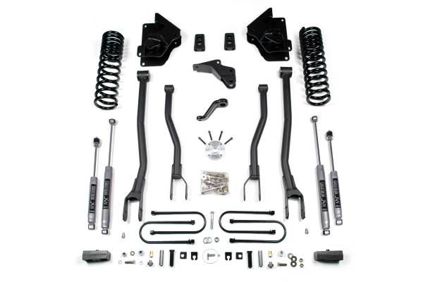 BDS Suspension - BDS Suspension 13-18 Ram 3500 4wd 4in./3in. 4-Link - Gas - BDS1613H