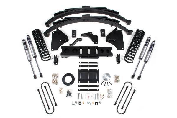 BDS Suspension - BDS Suspension 13-18 Ram 3500 6in./4.5in.  with leafs - Diesel engine - BDS1617FS