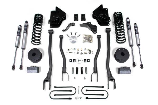 BDS Suspension - BDS Suspension 13-18 Ram 3500 4in 4 Link  with Air Bag - Diesel engine - BDS1644FS