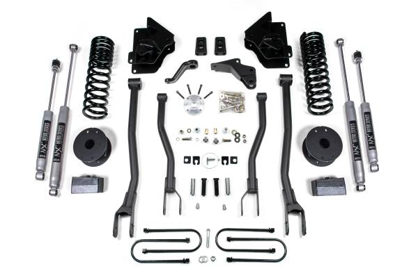 BDS Suspension - BDS Suspension 13-18 Ram 3500 4in 4 Link  with Air Bag - Diesel engine - BDS1644H