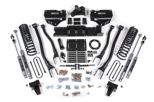 BDS Suspension - BDS Suspension 2019-2022 Ram 3500 5.5in. 4-Link Gas -   without overload - BDS1694H