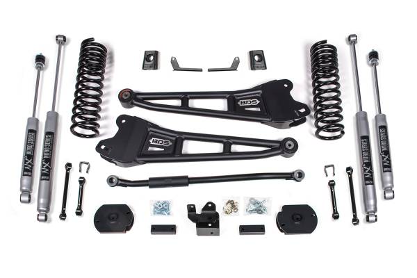 BDS Suspension - BDS Suspension 2014-2018 Dodge Ram 2500 3in. Radius Arm Lift Diesel engine - BDS1712H