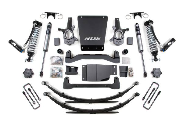 BDS Suspension - BDS Suspension 07-13 Chevy 1500 4wd 6in  with DSC coilovers - BDS176FDSC