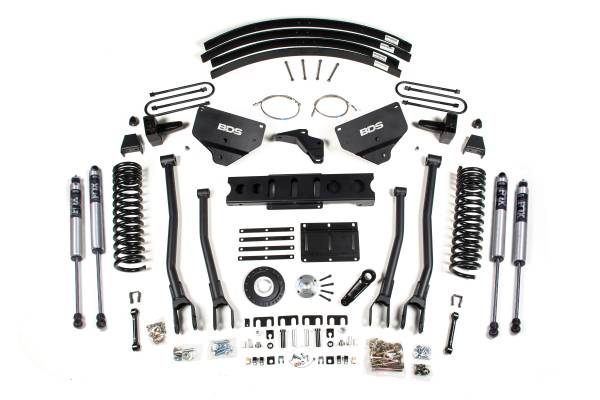 BDS Suspension - BDS Suspension 13-18 Ram 3500 4wd 8in.  with block/Add-a-leaf - Diesel engine - BDS1791FS