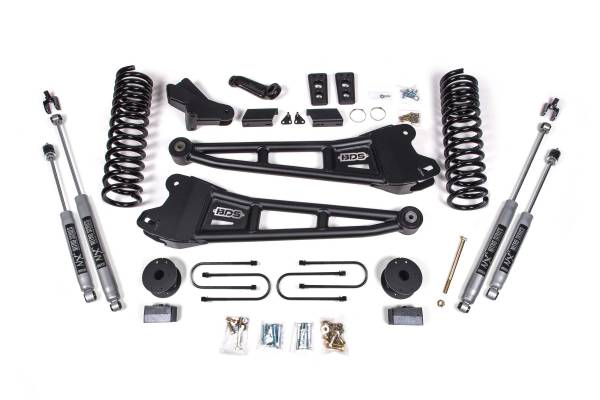 BDS Suspension - BDS Suspension 2013-2018 Ram 3500 4wd 4in. Radius Arm Suspension Lift Kit - BDS1792H