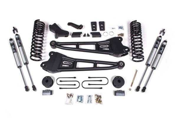 BDS Suspension - BDS Suspension 2013-2018 Ram 3500 4wd 4in. Radius Arm Suspension Lift Kit - BDS1793FS