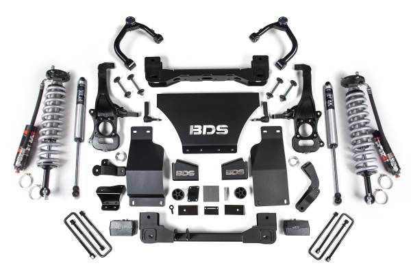 BDS Suspension - BDS Suspension 2019-2022 Chevy TB/GMC AT4 1500 4wd 2.5in. Coilover Suspension System - Gas - BDS1804FPE