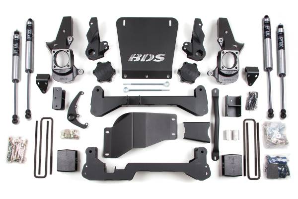 BDS Suspension - BDS Suspension 01-10 K2500/SUV High clearance 4wd 7/5 block - BDS1818FS