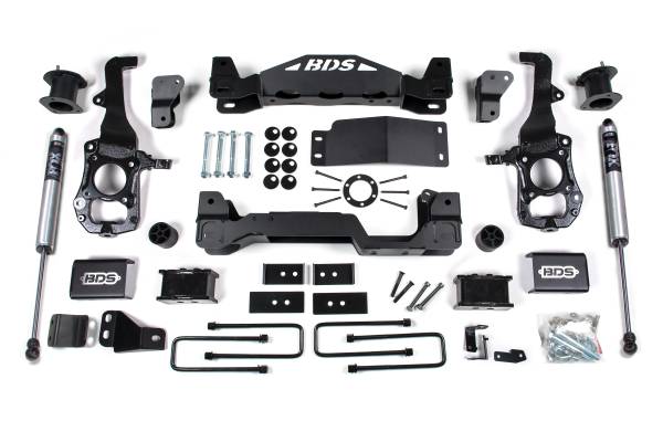 BDS Suspension - BDS Suspension 2021-2023 Ford F150 6in. BDS Lift System  with 4in. axlein. rear block - BDS1900FS