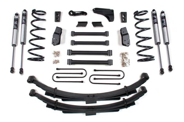 BDS Suspension - BDS Suspension 06-07 Dodge Gas 4wd 6/5 spring  with 3-halfin. axleaxle - BDS228FS