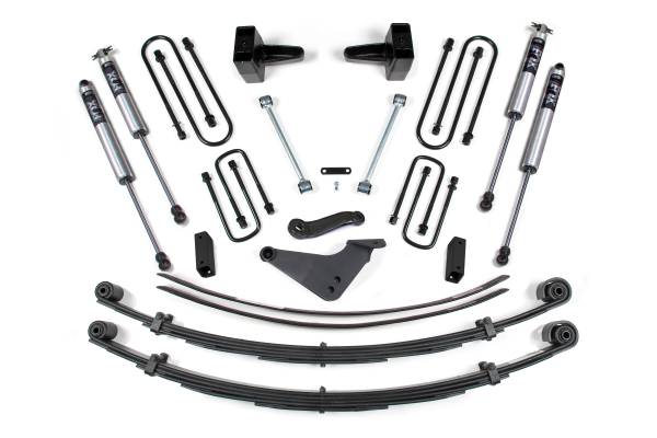 BDS Suspension - BDS Suspension 00-05 Excursion 4wd 6/5 block & Add-a-leaf Kit - BDS302FS