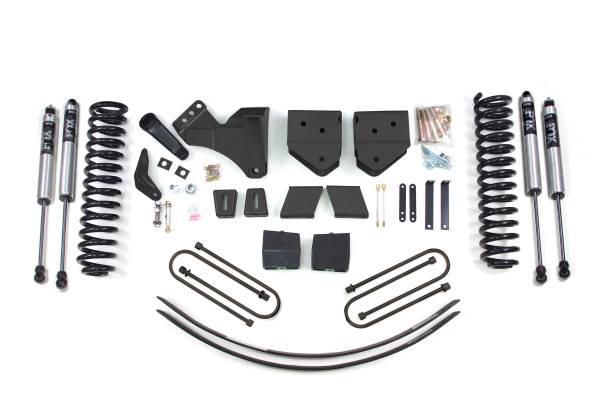 BDS Suspension - BDS Suspension 05-07 F250-F350 Gas 6/4.5 Std block and Add-a-leaf - BDS337FS