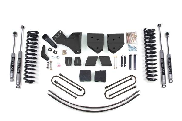 BDS Suspension - BDS Suspension 05-07 F250-F350 Gas 6/4.5 Std block and Add-a-leaf - BDS337H