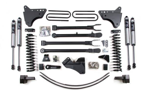 BDS Suspension - BDS Suspension 05-07 F250-F350 Gas 6/4.5 4-Lk block and Add-a-leaf - BDS340FS