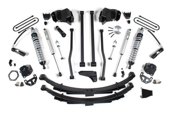 BDS Suspension - BDS Suspension 03-07 Ram 6/5 coilover Long arm  with leaf springs - Diesel engine - BDS650F