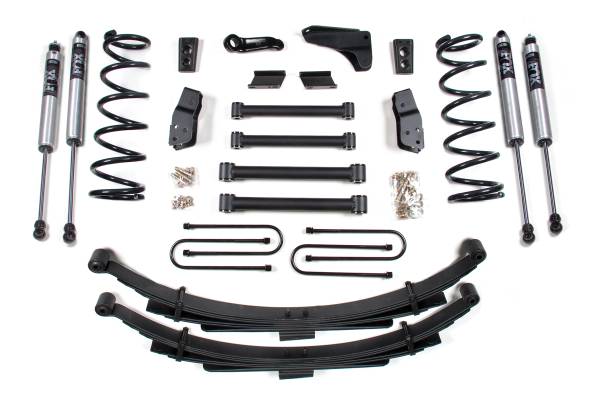BDS Suspension - BDS Suspension 09-13 RAM 2500 6/5 spring  with 4in. axle - BDS6673FS