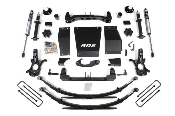 BDS Suspension - BDS Suspension 14-18 GM 1500 4wd 4in. with spring Cast Steel - BDS715FS