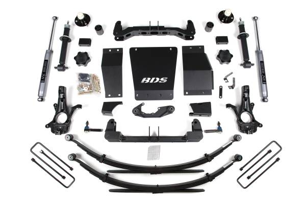 BDS Suspension - BDS Suspension 14-18 GM 1500 4wd 4in. with spring Cast Steel - BDS715H