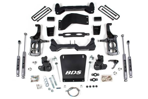 BDS Suspension - BDS Suspension 11-19 Chevy HD 4.5in.   without Overload - BDS719H
