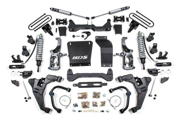 BDS Suspension - BDS Suspension 11-19 Chevy HD 6.5/5 coilover Lift  with ovld - BDS728FDSC