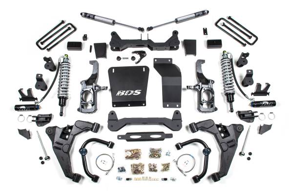 BDS Suspension - BDS Suspension 11-19 Chevy HD 6.5/3 coilover Lift  without ovld - BDS729FDSC
