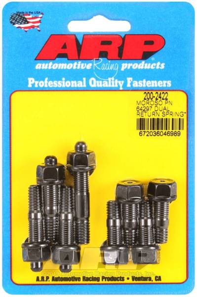 ARP - ARP Moroso 64927 Dual Return Spring w/ 2in Spacer Plate Carb Stud Kit - 200-2422