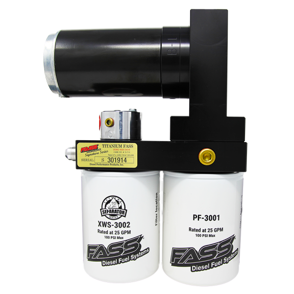 FASS - FASS Titanium Signature Series Diesel Fuel System 180F 140GPH at 45PSI Dodge Cummins 5.9L 1994-1998 - TSD10180F140G