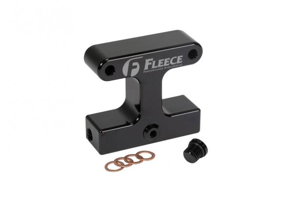 Fleece Performance - Fleece Performance 2007.5-2009 3rd Gen 6.7L Dodge/Cummins Fuel Filter Delete - FPE-FFD-RO-3G-67