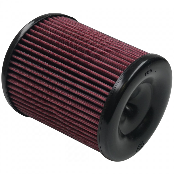 S&B - S&B Air Filter For Intake Kits 75-5060, 75-5084 Oiled Cotton Cleanable Red - KF-1057