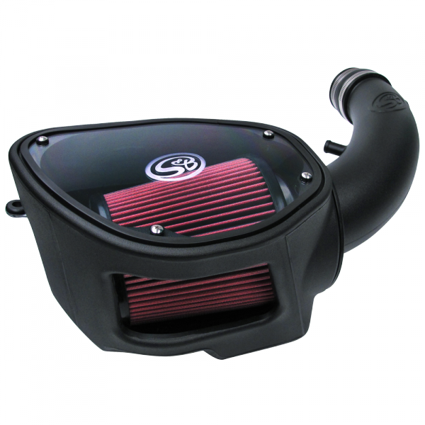 S&B - S&B Cold Air Intake For 07-11 Jeep Wrangler JK V6-3.8L Oiled Cotton Cleanable Red - 75-5084