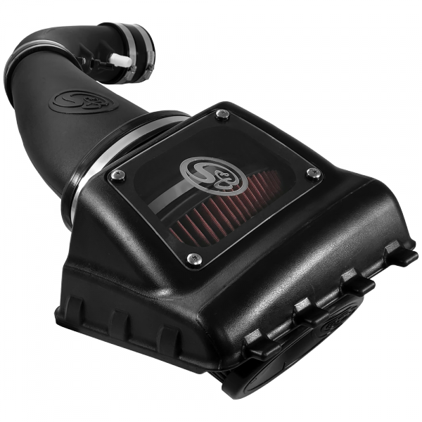 S&B - S&B Cold Air Intake For 11-16 Ford F250, F350 V8-6.2L Oiled Cotton Cleanable Red - 75-5108