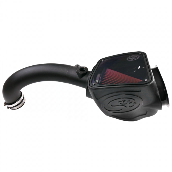 S&B - S&B Cold Air Intake For 16-18 Nissan Titan, V8-5.0L Cummins Oiled Cotton Cleanable Red - 75-5082
