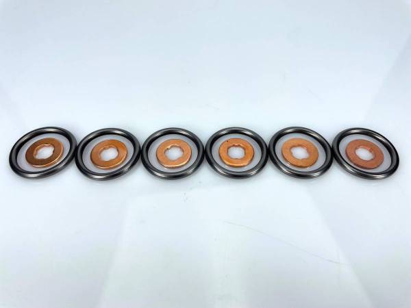 Exergy - Exergy 2003-2007 Cummins 5.9 Seal Kit (O-Ring & Copper Gasket) (Set of 6) - E05 20001